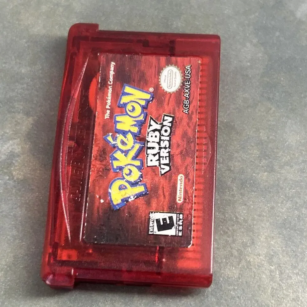 Pokemon Ruby Version Game Boy Advance GBA Authentic Tested New Battery READ